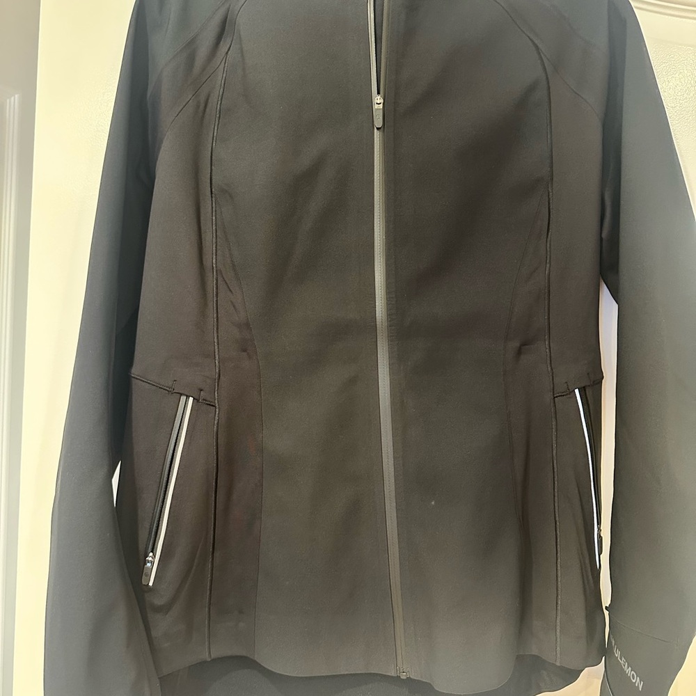 Lululemon Athletica Black Zip-Up Jacket